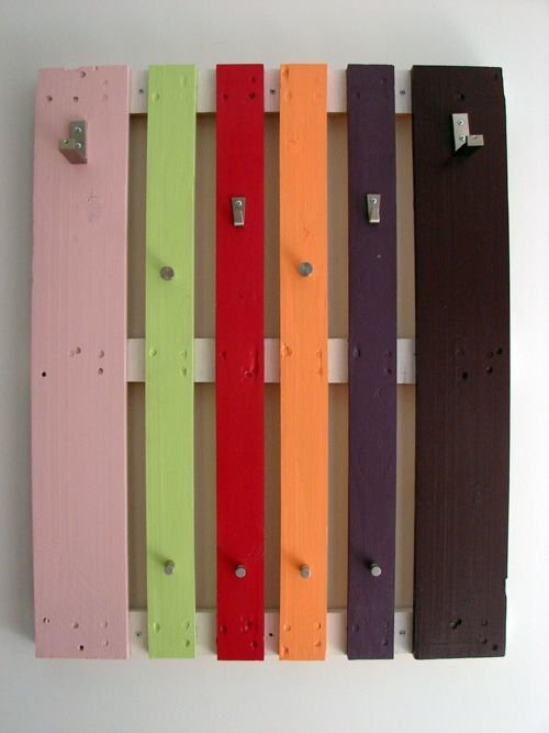 perchero con pallets V