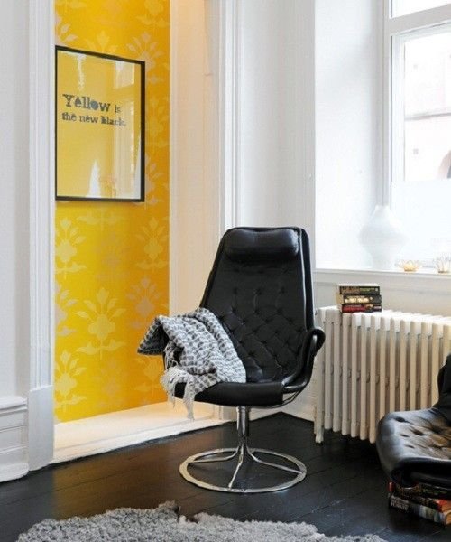 Pared en amarillo Alvhem