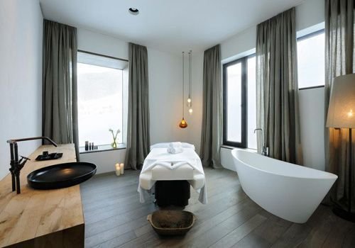Baño del hotel Wiesergut