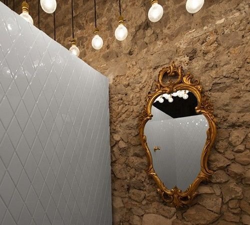 Detalle baño restaurante Montero