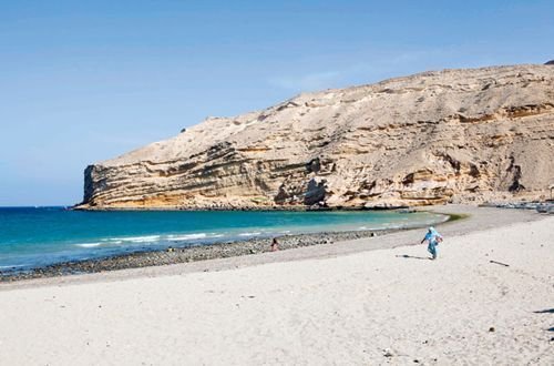 Playa de Quantab, al noreste de Omán. Foto Filippo Bamberghi