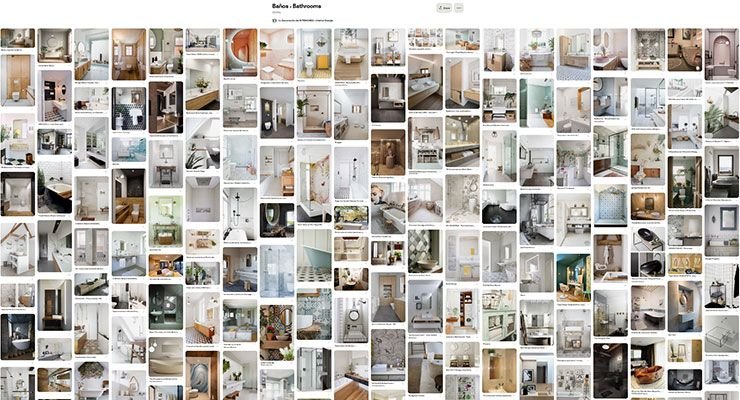 Tablero inspiración Baños en Pinterest