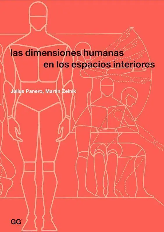 Libro: Las dimensiones humanas en los espacios interiores. Autores: Julius Panero, Martin Zelnik